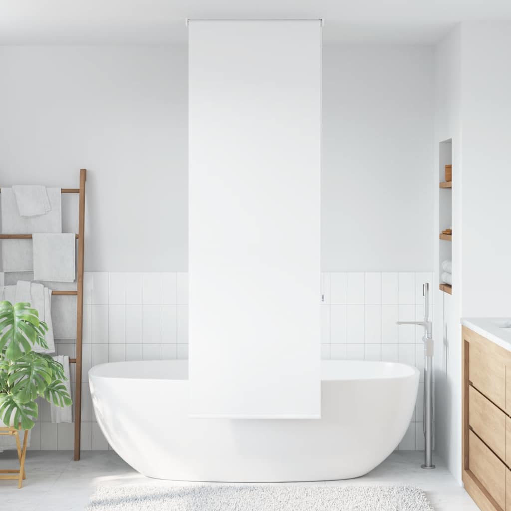 Sprchová Roleta Šířka Látky 76 Cm Bílá