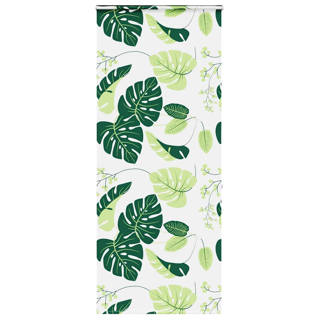 Sprchová Roleta Šířka Látky 96 Cm Zelené Listy