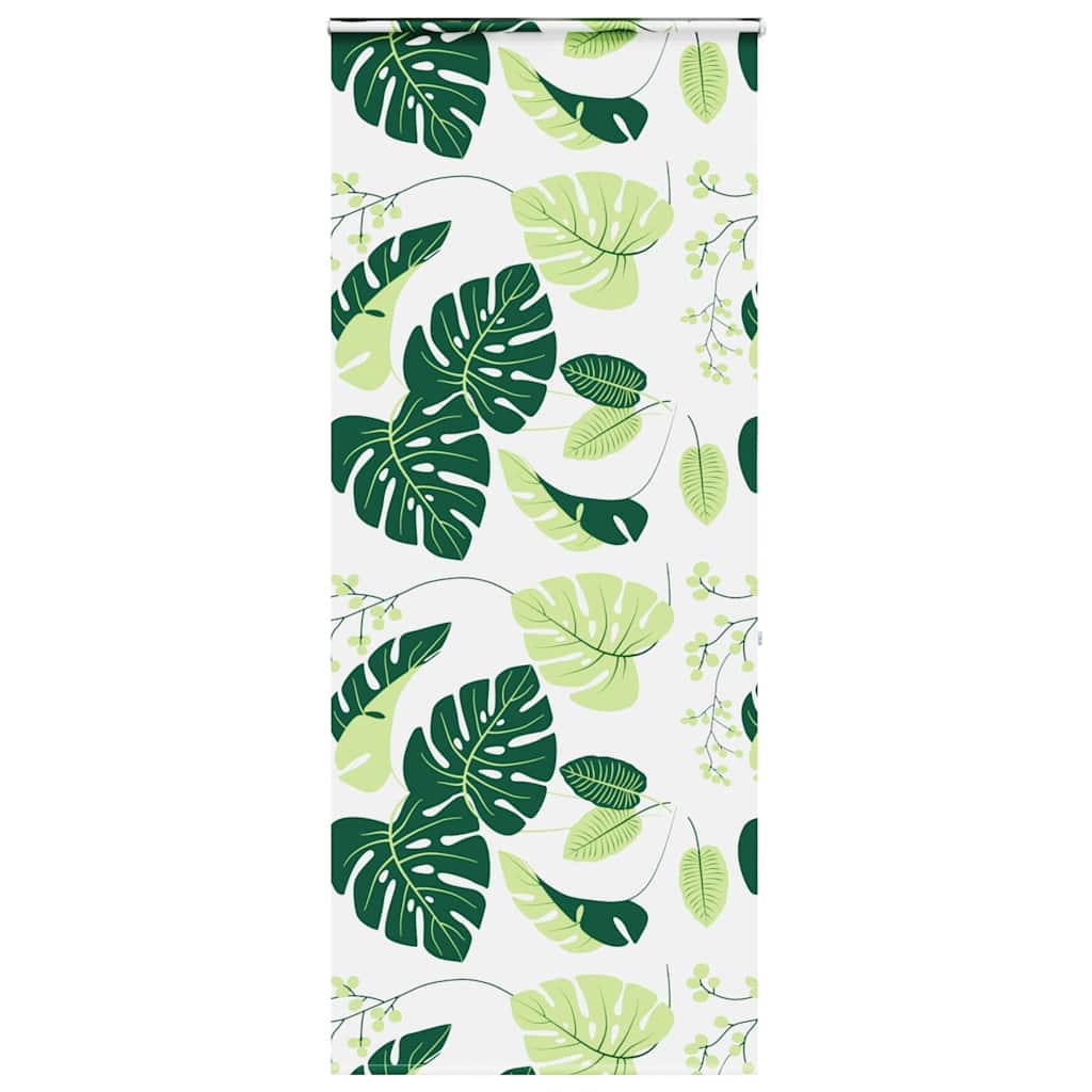 Sprchová Roleta Šířka Látky 96 Cm Zelené Listy