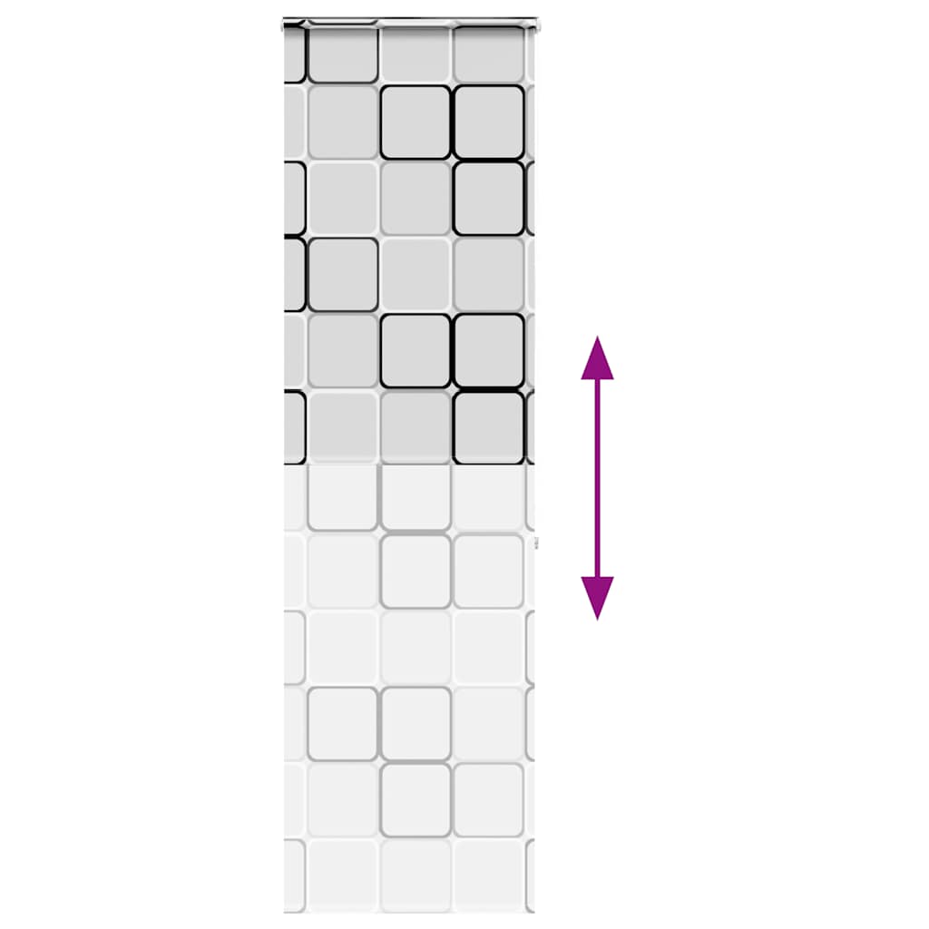 Sprchová Roleta Šířka Látky 66 Cm Čtvercový