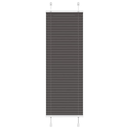 Plisovaná Roleta Černá Šířka Látky 64,4 Cm Polyester Černá
