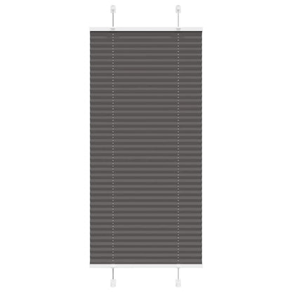 Plisovaná Roleta Černá Šířka Látky 64,4 Cm Polyester Černá
