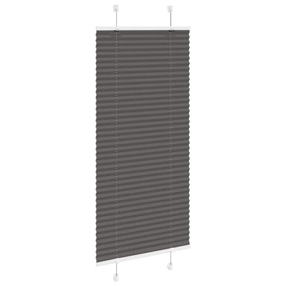 Plisovaná Roleta Černá Šířka Látky 64,4 Cm Polyester Černá