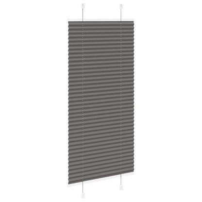 Plisovaná Roleta Černá Šířka Látky 64,4 Cm Polyester Černá
