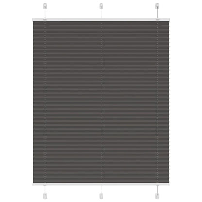 Plisovaná Roleta Černá Šířka Látky 64,4 Cm Polyester Černá