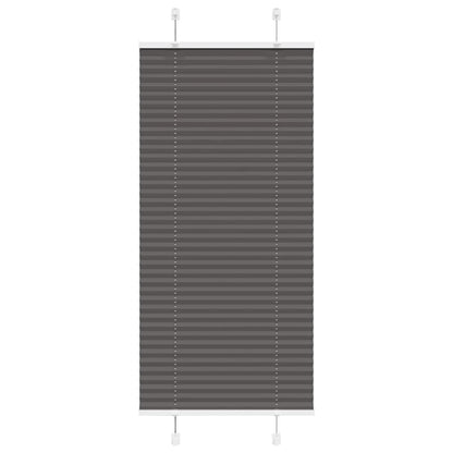 Plisovaná Roleta Černá Šířka Látky 64,4 Cm Polyester Černá
