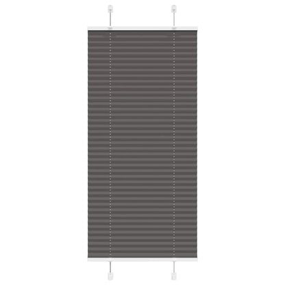 Plisovaná Roleta Černá Šířka Látky 64,4 Cm Polyester Černá