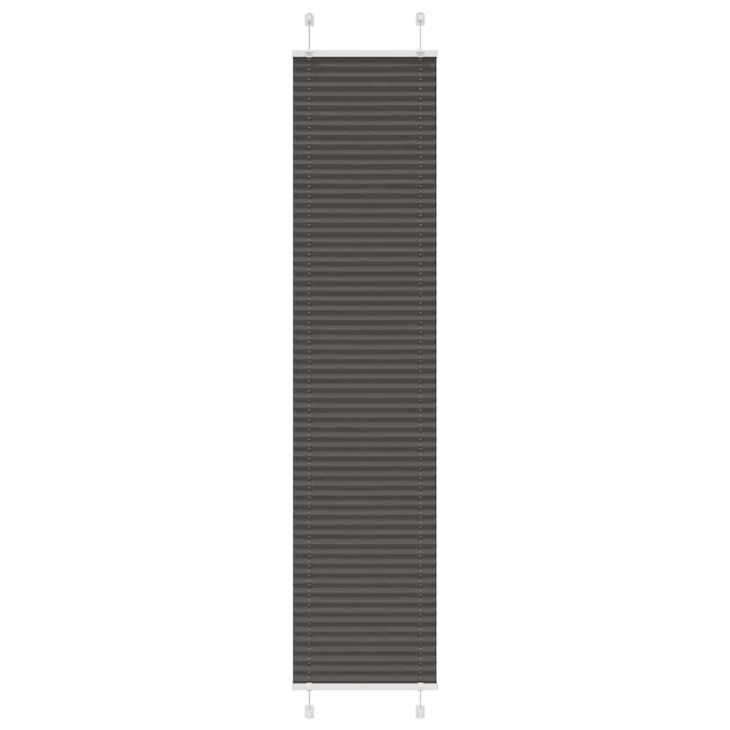 Plisovaná Roleta Černá Šířka Látky 64,4 Cm Polyester Černá