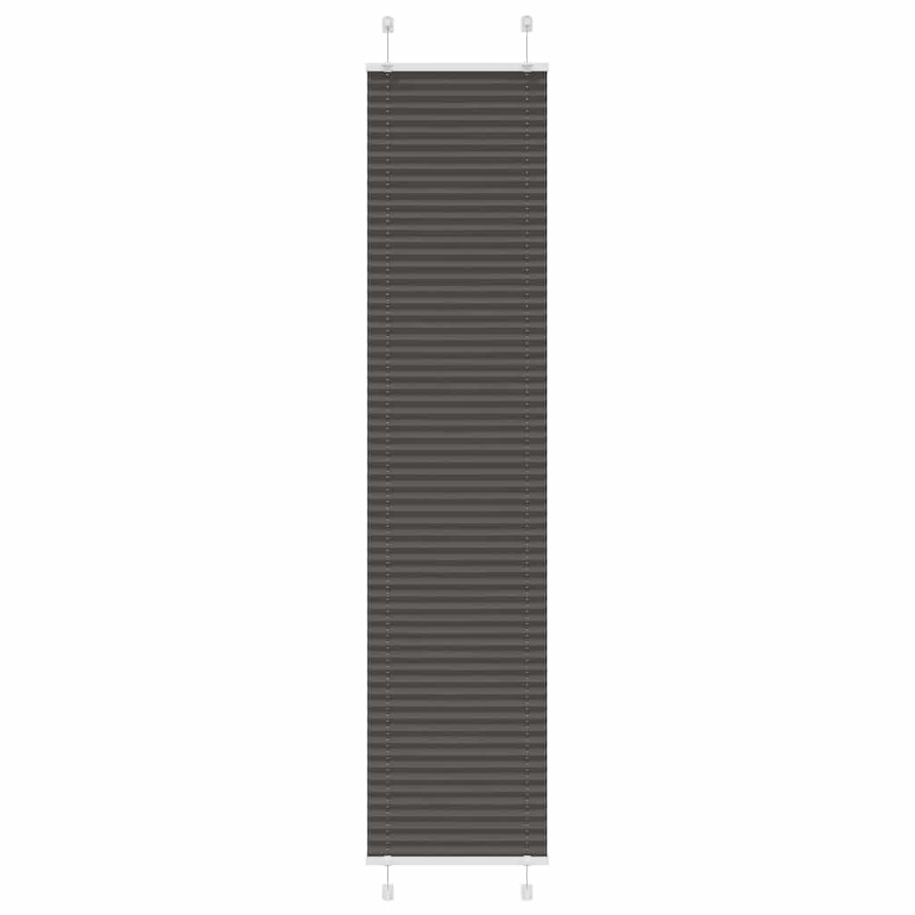 Plisovaná Roleta Černá Šířka Látky 64,4 Cm Polyester Černá