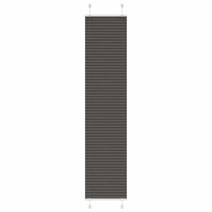 Plisovaná Roleta Černá Šířka Látky 64,4 Cm Polyester Černá
