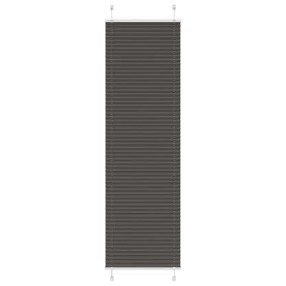 Plisovaná Roleta Černá Šířka Látky 64,4 Cm Polyester Černá