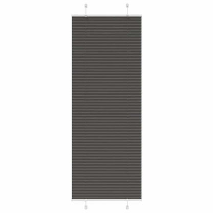 Plisovaná Roleta Černá Šířka Látky 64,4 Cm Polyester Černá