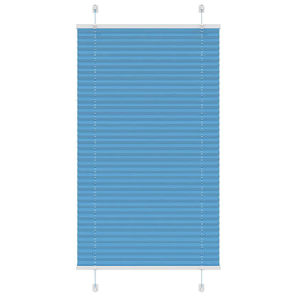 Plisovaná Roleta Šířka Látky 39,4 Cm Polyester Modrá