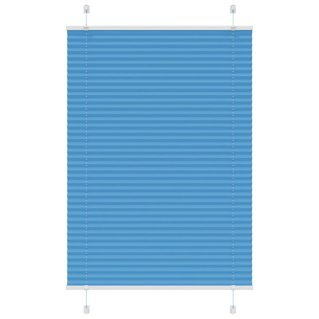 Plisovaná Roleta Šířka Látky 39,4 Cm Polyester Modrá