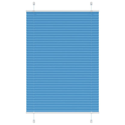 Plisovaná Roleta Šířka Látky 39,4 Cm Polyester Modrá