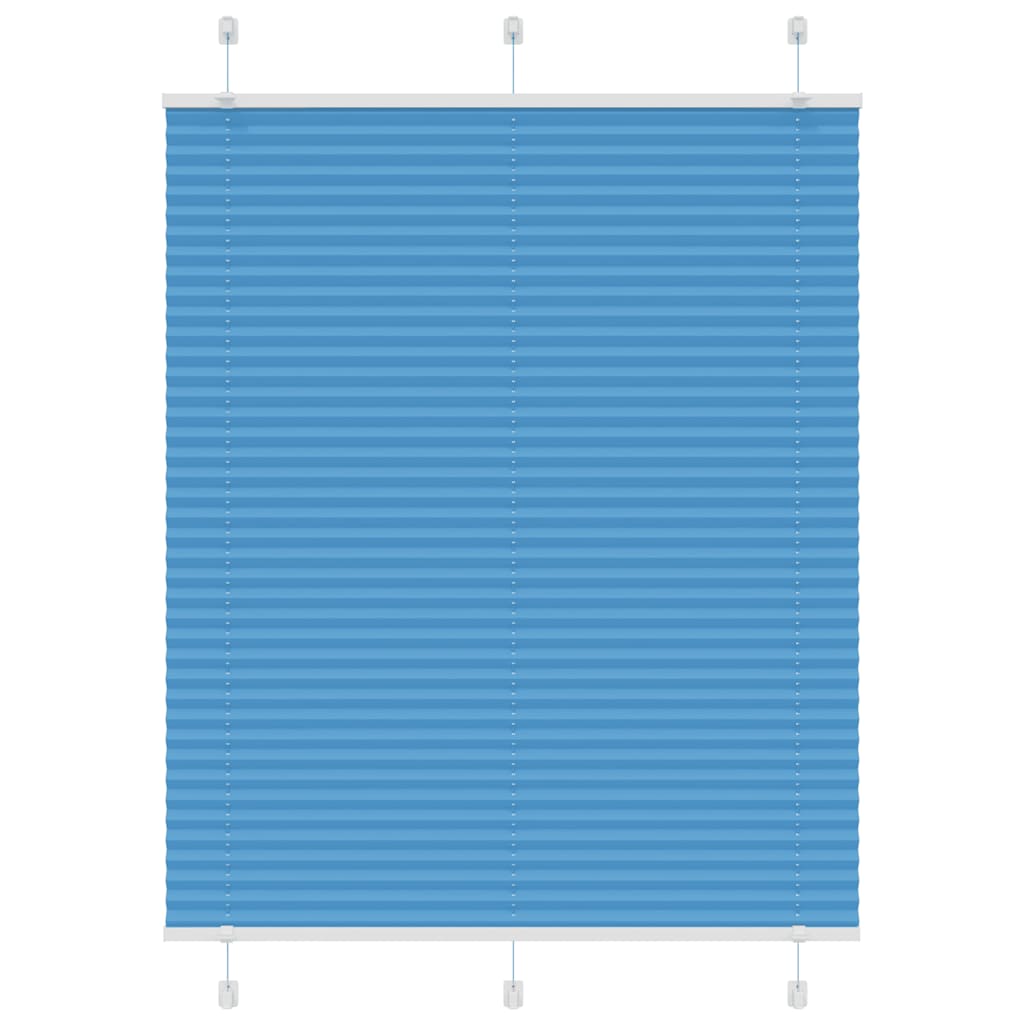 Plisovaná Roleta Šířka Látky 39,4 Cm Polyester Modrá