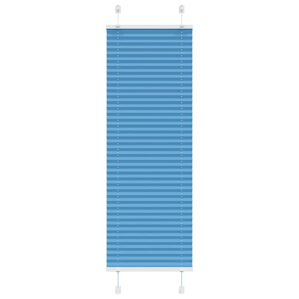 Plisovaná Roleta Šířka Látky 39,4 Cm Polyester Modrá