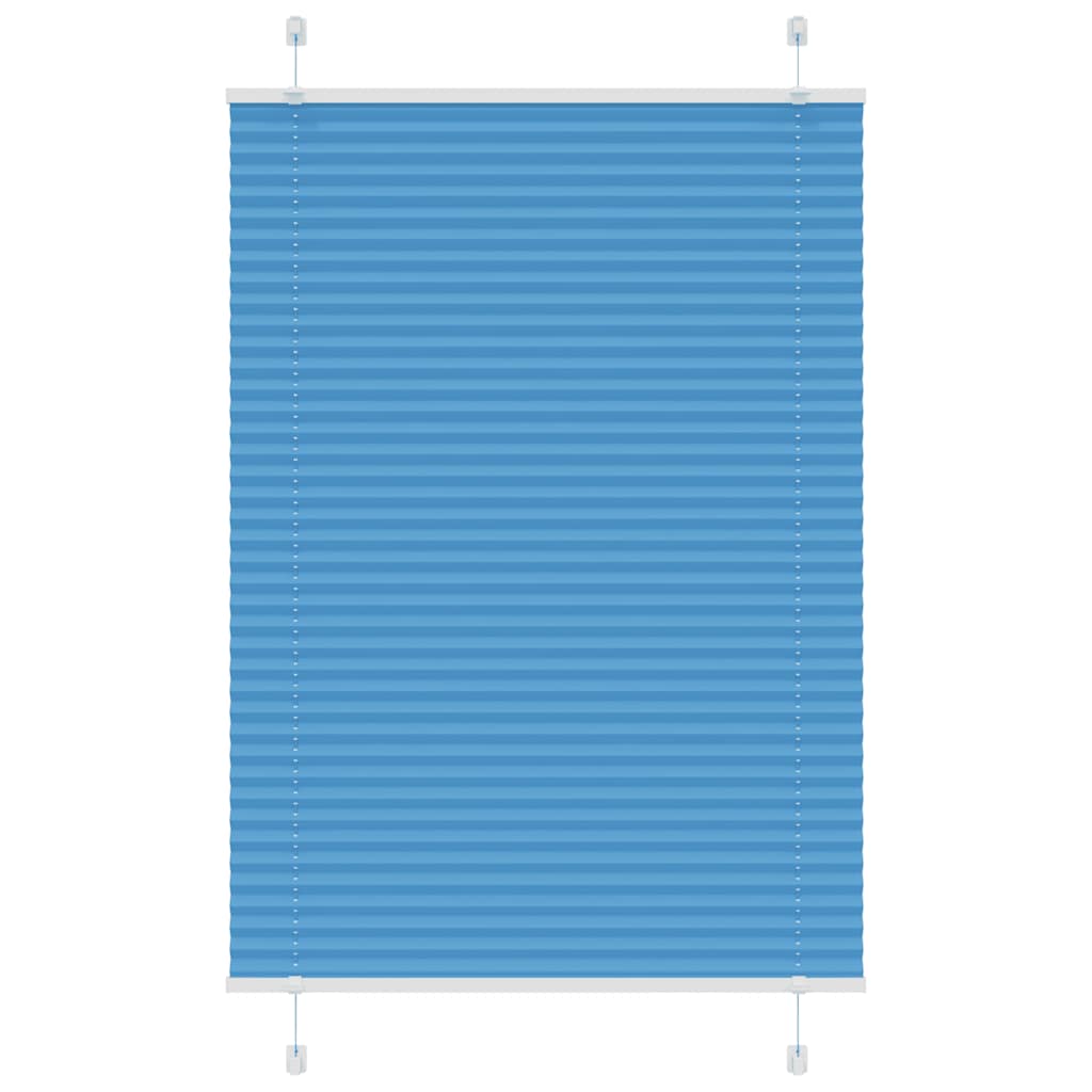 Plisovaná Roleta Šířka Látky 39,4 Cm Polyester Modrá