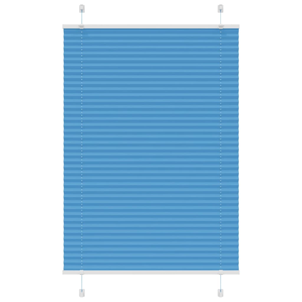 Plisovaná Roleta Šířka Látky 39,4 Cm Polyester Modrá
