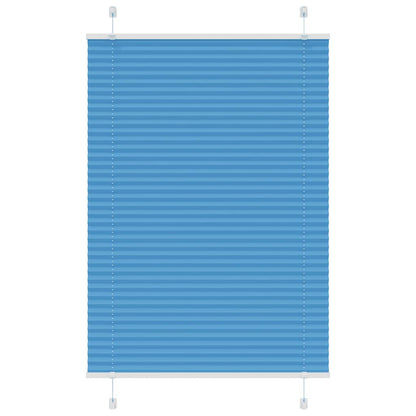 Plisovaná Roleta Šířka Látky 39,4 Cm Polyester Modrá
