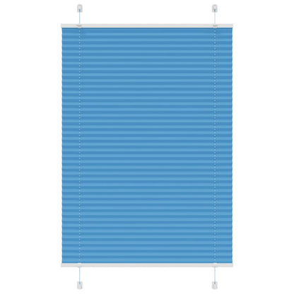 Plisovaná Roleta Šířka Látky 39,4 Cm Polyester Modrá