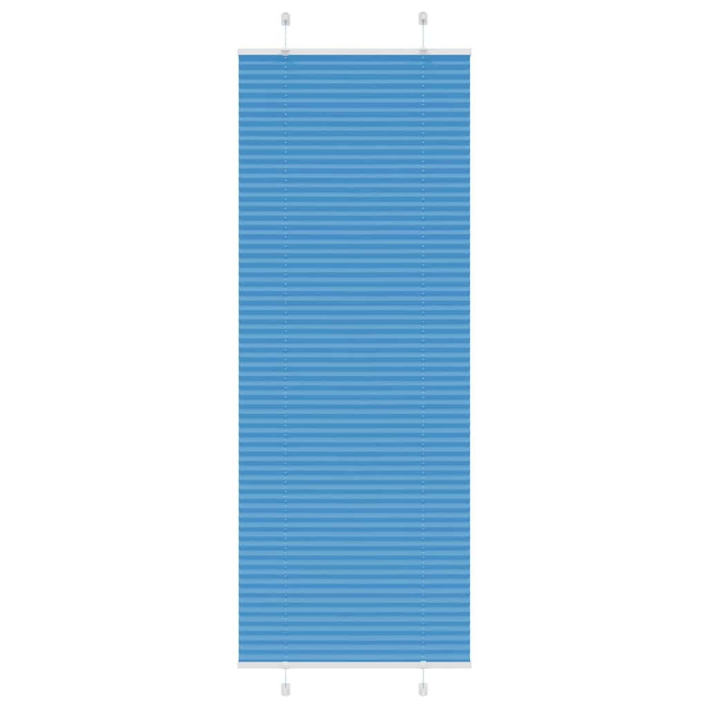 Plisovaná Roleta Šířka Látky 39,4 Cm Polyester Modrá