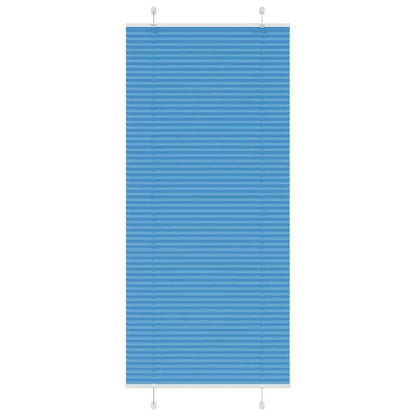 Plisovaná Roleta Šířka Látky 39,4 Cm Polyester Modrá
