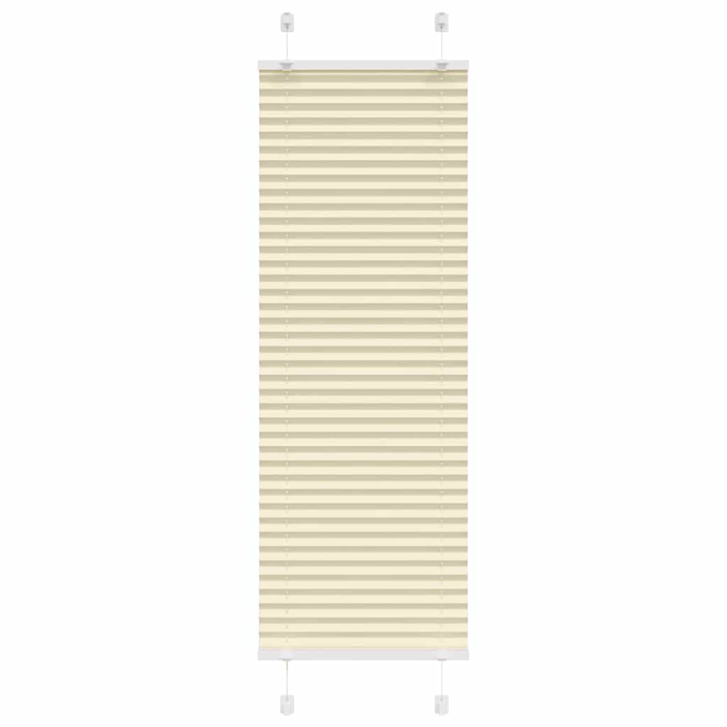Plisovaná Roleta Šířka Látky 79,4Cm Polyester Krémová