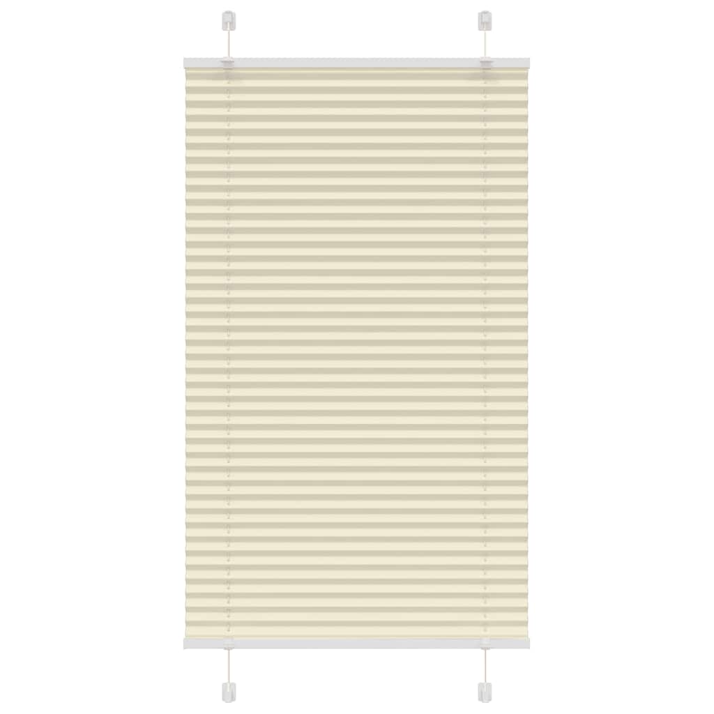 Plisovaná Roleta Šířka Látky 79,4Cm Polyester Krémová
