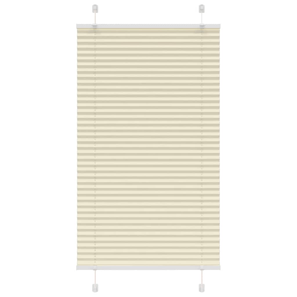 Plisovaná Roleta Šířka Látky 79,4Cm Polyester Krémová
