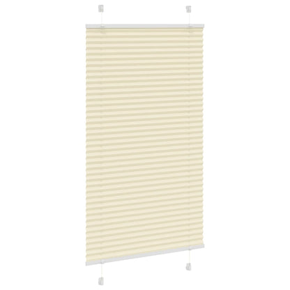 Plisovaná Roleta Šířka Látky 79,4Cm Polyester Krémová