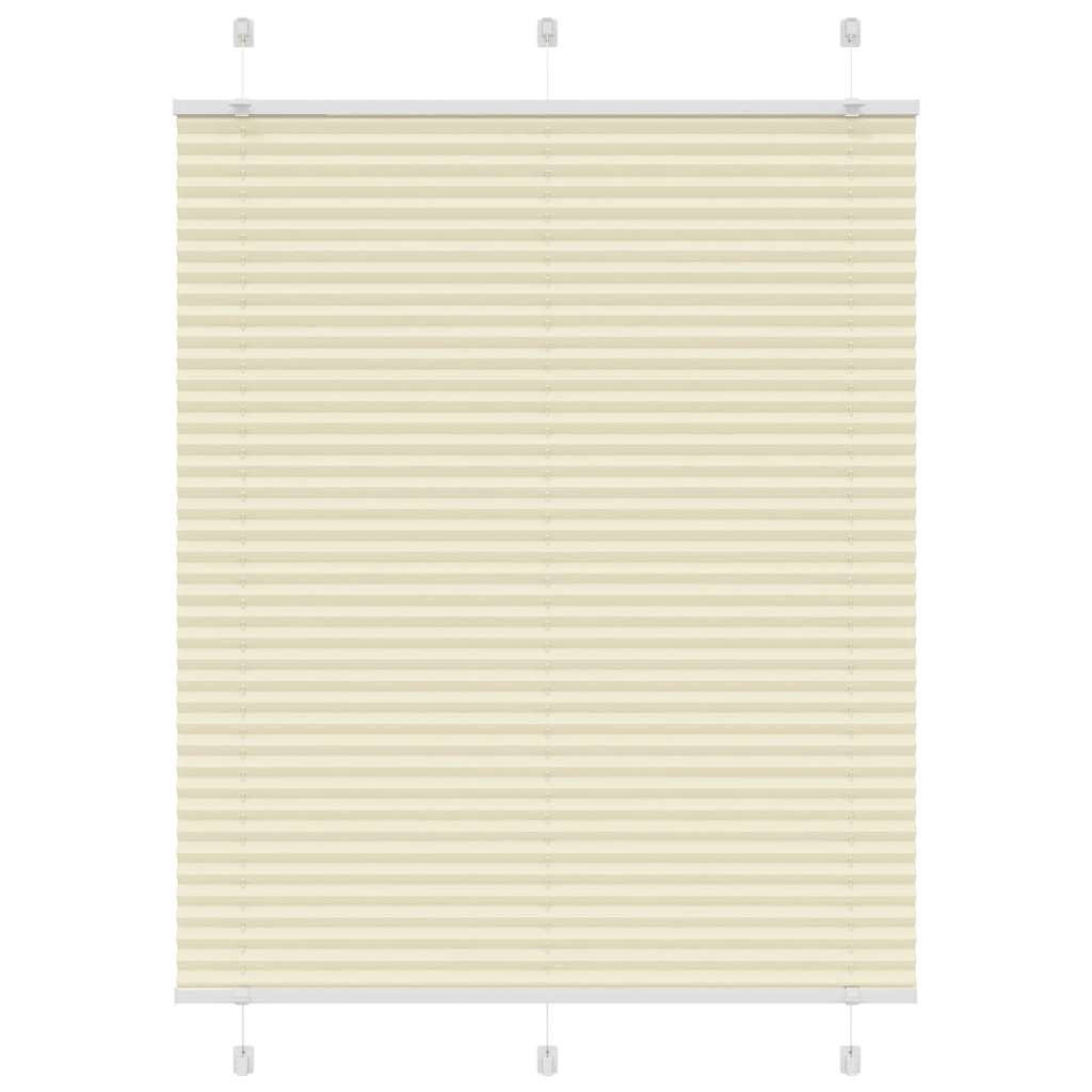 Plisovaná Roleta Šířka Látky 79,4Cm Polyester Krémová