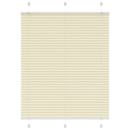Plisovaná Roleta Šířka Látky 79,4Cm Polyester Krémová