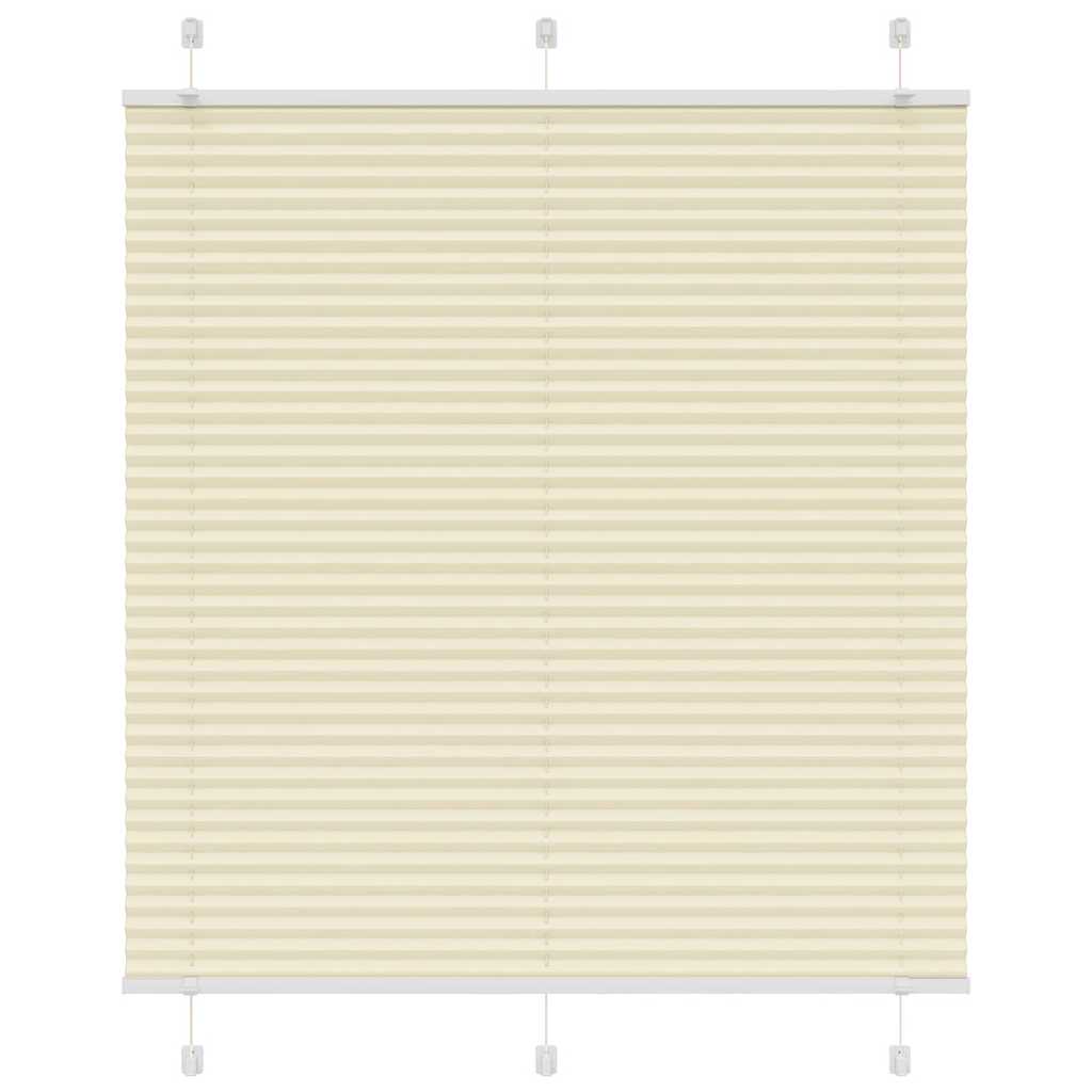 Plisovaná Roleta Šířka Látky 79,4Cm Polyester Krémová