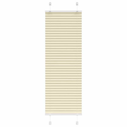 Plisovaná Roleta Šířka Látky 79,4Cm Polyester Krémová