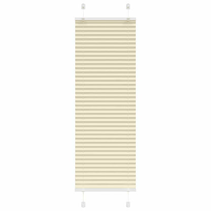 Plisovaná Roleta Šířka Látky 79,4Cm Polyester Krémová
