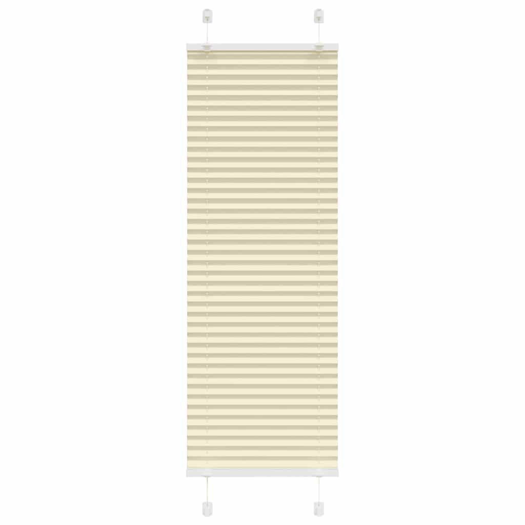 Plisovaná Roleta Šířka Látky 79,4Cm Polyester Krémová