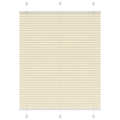 Plisovaná Roleta Šířka Látky 79,4Cm Polyester Krémová