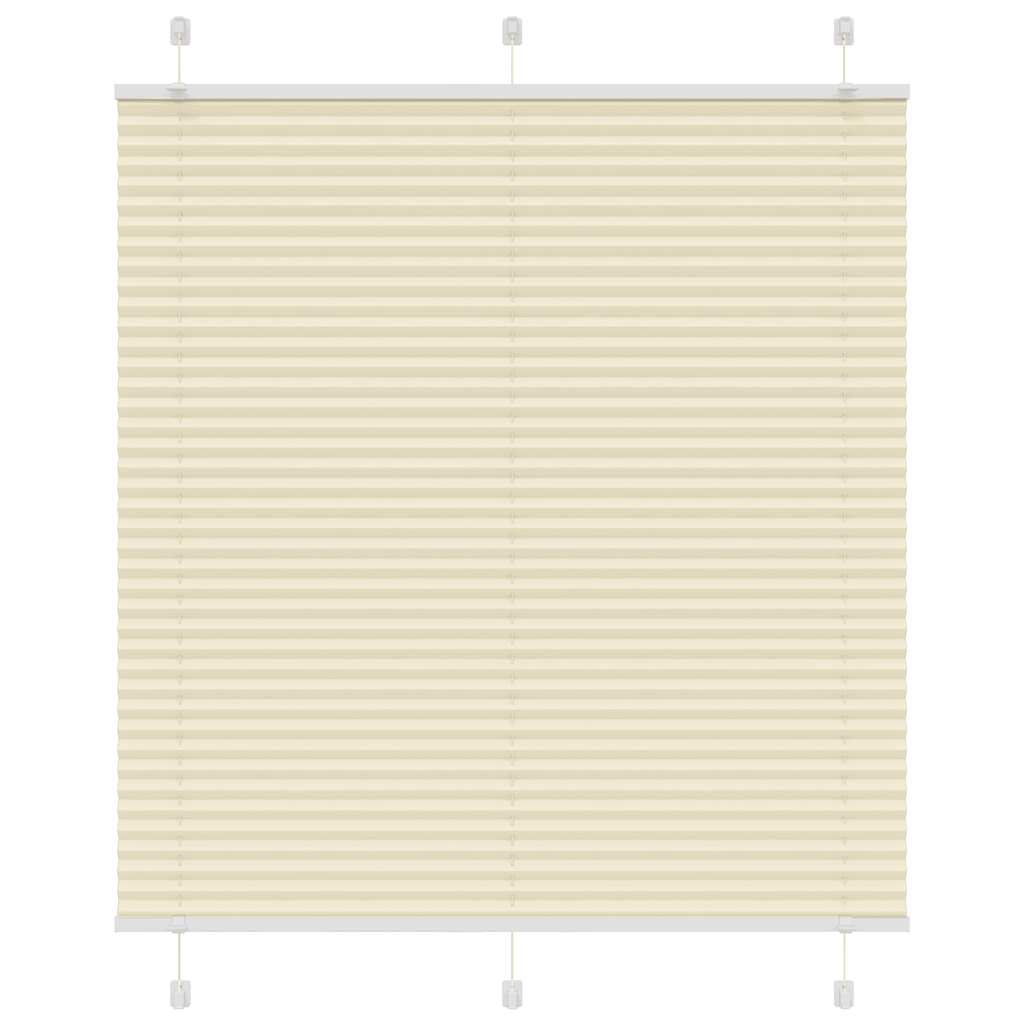 Plisovaná Roleta Šířka Látky 79,4Cm Polyester Krémová