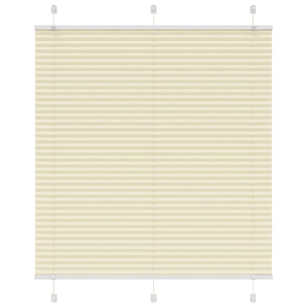 Plisovaná Roleta Šířka Látky 79,4Cm Polyester Krémová