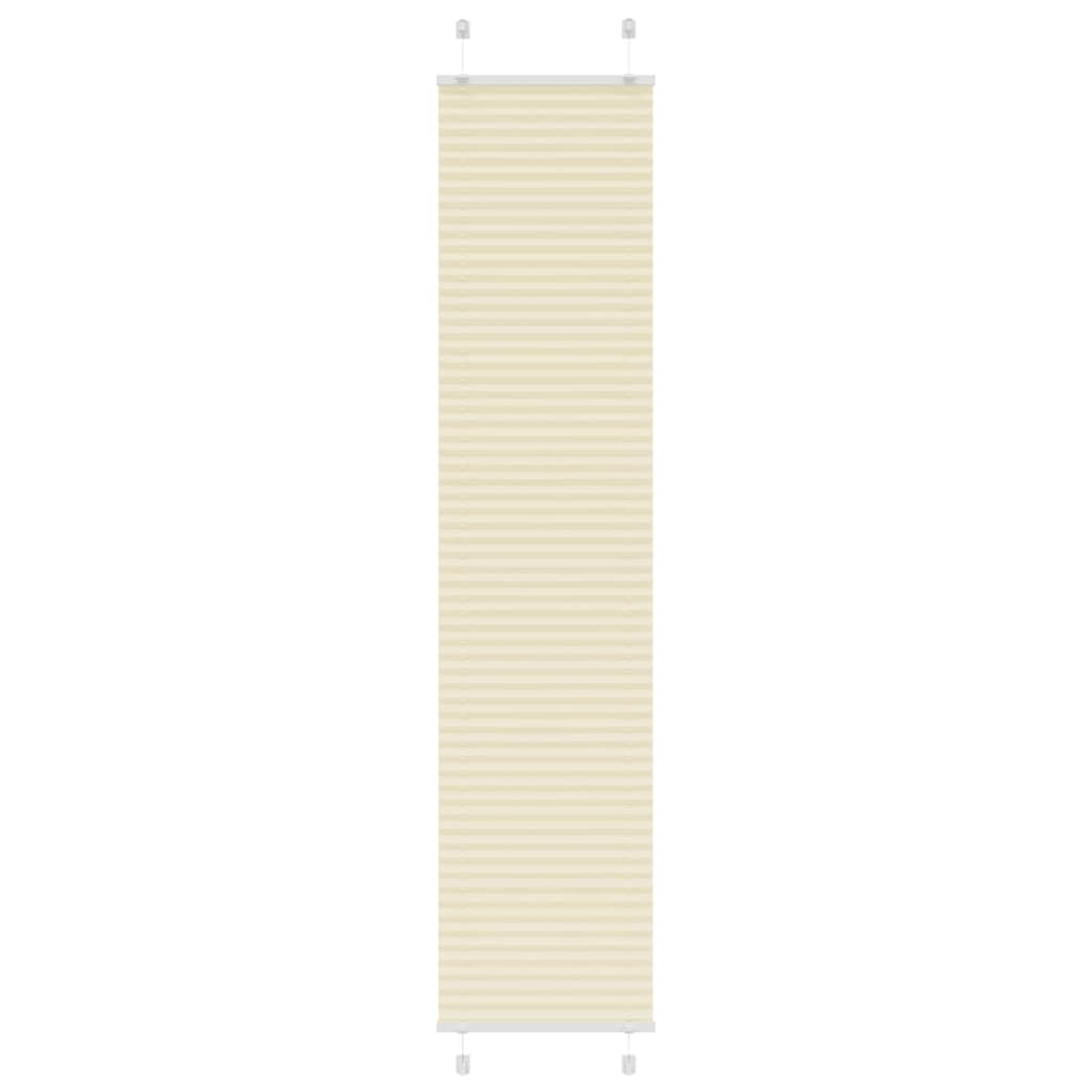 Plisovaná Roleta Šířka Látky 79,4Cm Polyester Krémová