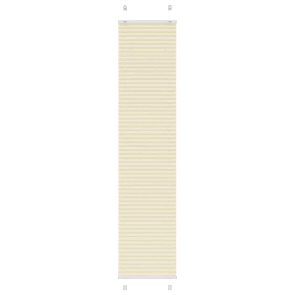 Plisovaná Roleta Šířka Látky 79,4Cm Polyester Krémová
