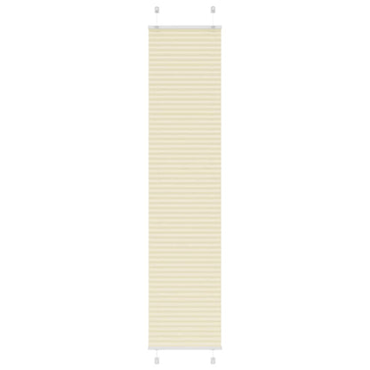 Plisovaná Roleta Šířka Látky 79,4Cm Polyester Krémová