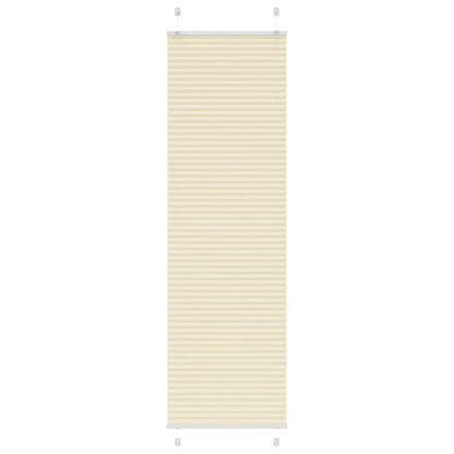 Plisovaná Roleta Šířka Látky 79,4Cm Polyester Krémová