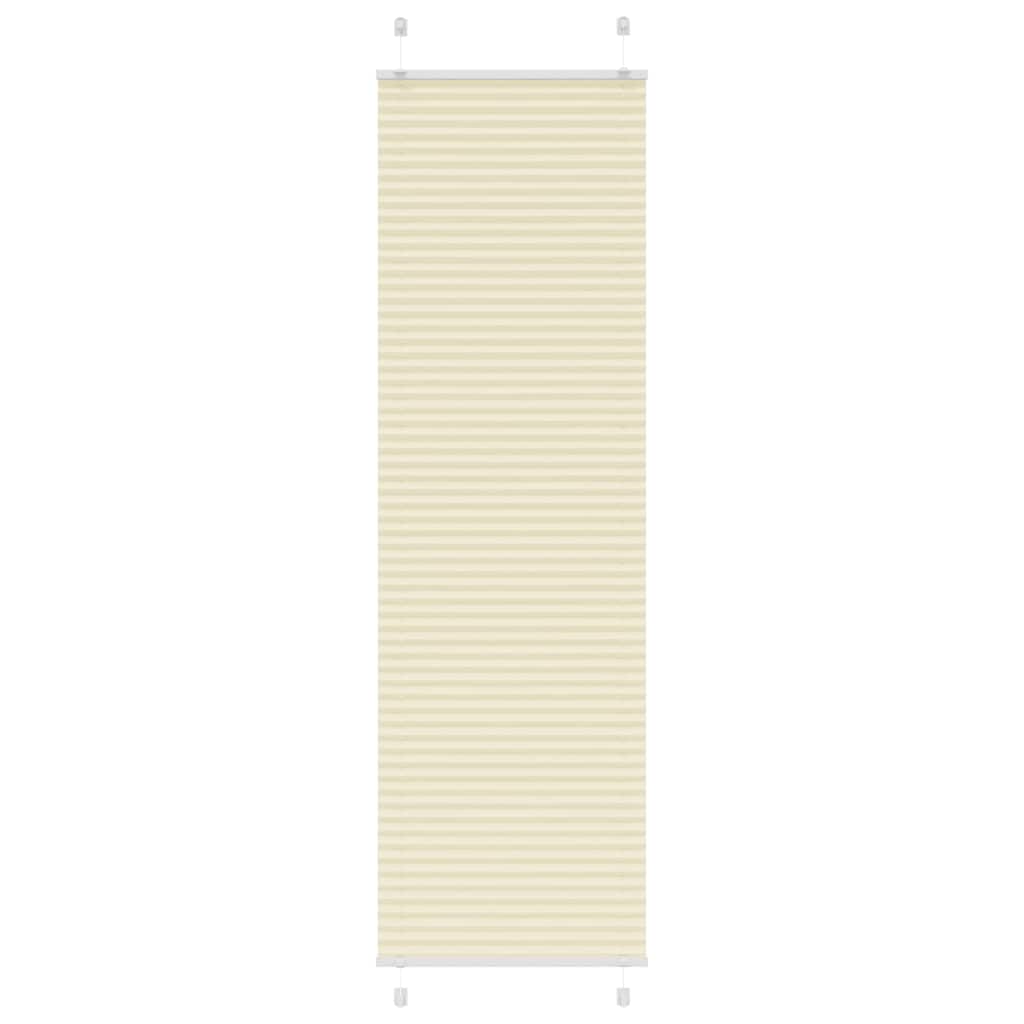 Plisovaná Roleta Šířka Látky 79,4Cm Polyester Krémová