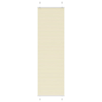 Plisovaná Roleta Šířka Látky 79,4Cm Polyester Krémová