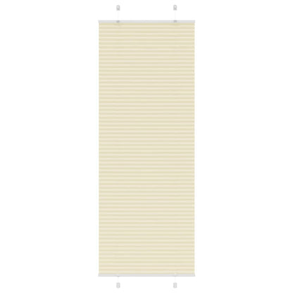 Plisovaná Roleta Šířka Látky 79,4Cm Polyester Krémová