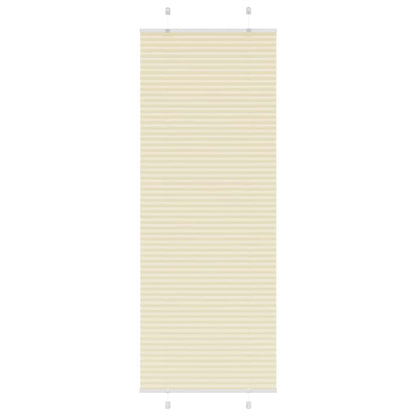 Plisovaná Roleta Šířka Látky 79,4Cm Polyester Krémová