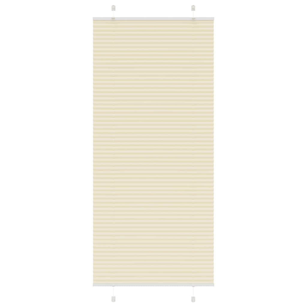 Plisovaná Roleta Šířka Látky 79,4Cm Polyester Krémová