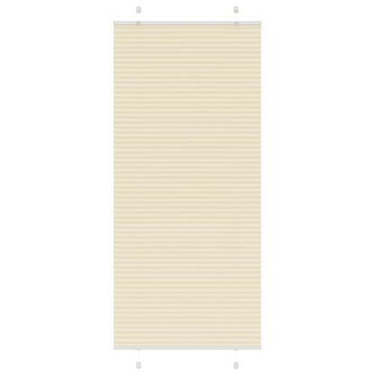 Plisovaná Roleta Šířka Látky 79,4Cm Polyester Krémová